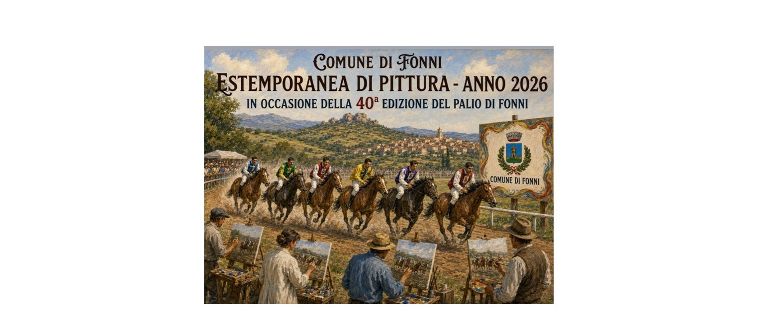 Estemporanea di Pittura 2026 - in occasione della 40ª edizione del Palio di Fonni