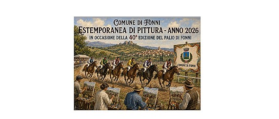 Estemporanea di Pittura 2026 - in occasione della 40ª edizione del Palio di Fonni