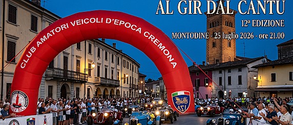 Torna "Al Gir dal Cantù": a Montodine la 12ª edizione della sfilata di auto storiche