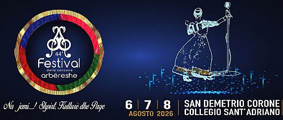 44° Festival della Canzone Arbëreshe - Canzoni in ordine di esecuzione.
