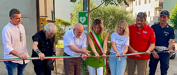 Umbertide è ora completamente Cardioprotetta: inaugurato a Montecastelli il nono defibrillatore e conclusa la formazione di 60 cittadini