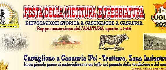 "FESTA DELLA MIETITURA E TREBBIATURA" 11-12 Luglio 2026_LOTTERIA