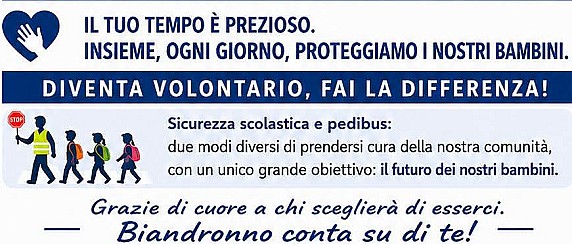 Sicurezza scuole e pedibus
