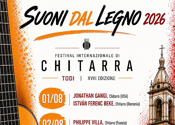 XVIII edizione del Festival Internazionale di Chitarra "Suoni dal Legno" 2026