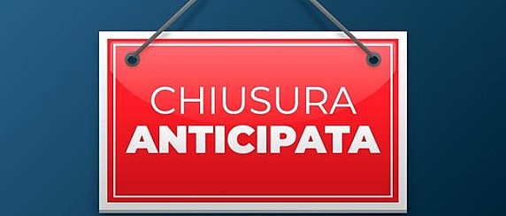 Chiusura anticipata biblioteca