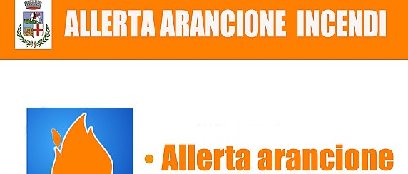 bollettino previsione pericolo incendio per sabato 18 luglio - codice ARANCIONE