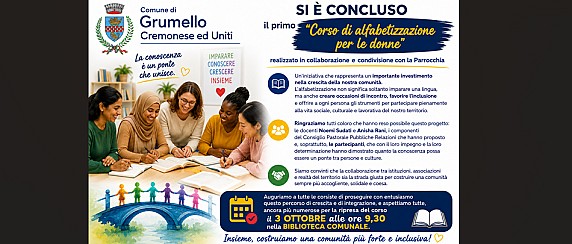 Corso di alfabetizzazione per le donne