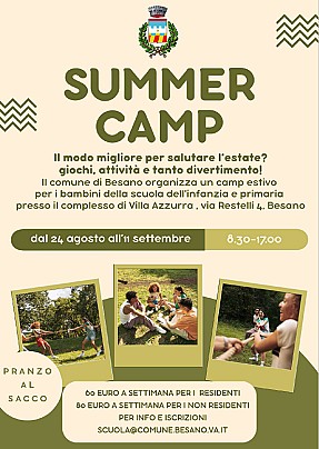 campo estivo comune besano 2026