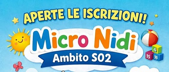 Avviso: apertura iscrizioni ai Servizi Educativi per la Prima Infanzia – Micro Nidi del Piano di Zona S2