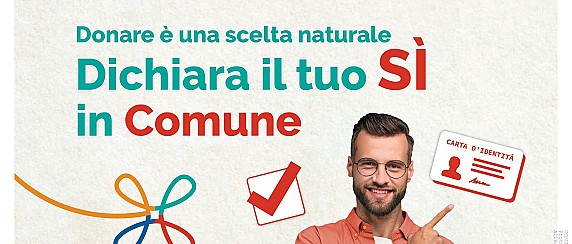 Informazione sulla donazione di organi e tessuti al momento del rilascio della C.I.E.