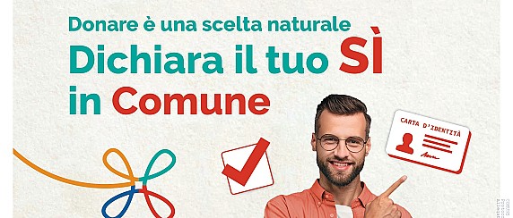 Informazione sulla donazione di organi e tessuti al momento del rilascio della C.I.E.