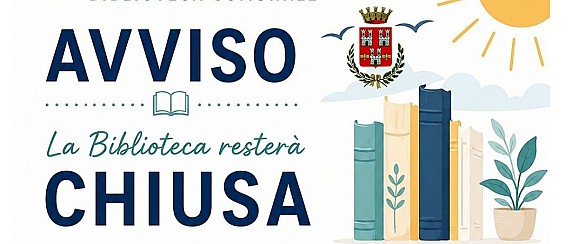 Chiusura della Biblioteca comunale nel periodo di Ferragosto