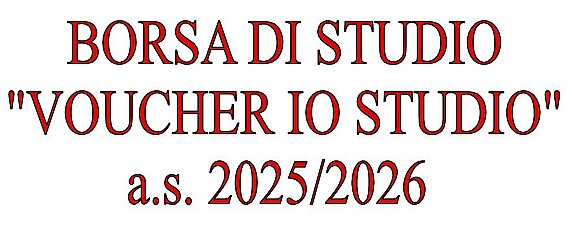 DIRITTO ALLO STUDIO SCOLASTICO - VOUCHER IO STUDIO A.S. 2025/2026