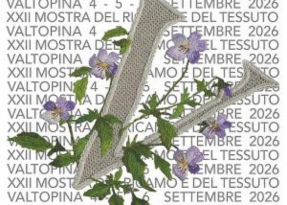 XXII° Mostra del Ricamo e del Tessuto Artigianale - 4, 5 e 6 settembre 2026. Approvazione dell'Avviso pubblico e dello schema di domanda per l'assegnazione degli spazi espositivi.