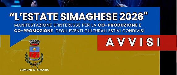 Manifestazione di interesse per l’acquisizione di proposte di eventi musicali, artistico-culturali e tradizioni popolari finalizzate alla promozione turistica per le forme di collaborazione, compartecipazione organizzativa e co-promozione delle iniziative