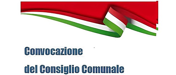CONVOCAZIONE CONSIGLIO COMUNALE PER IL GIONO 29/07/2026 ORE 19.30