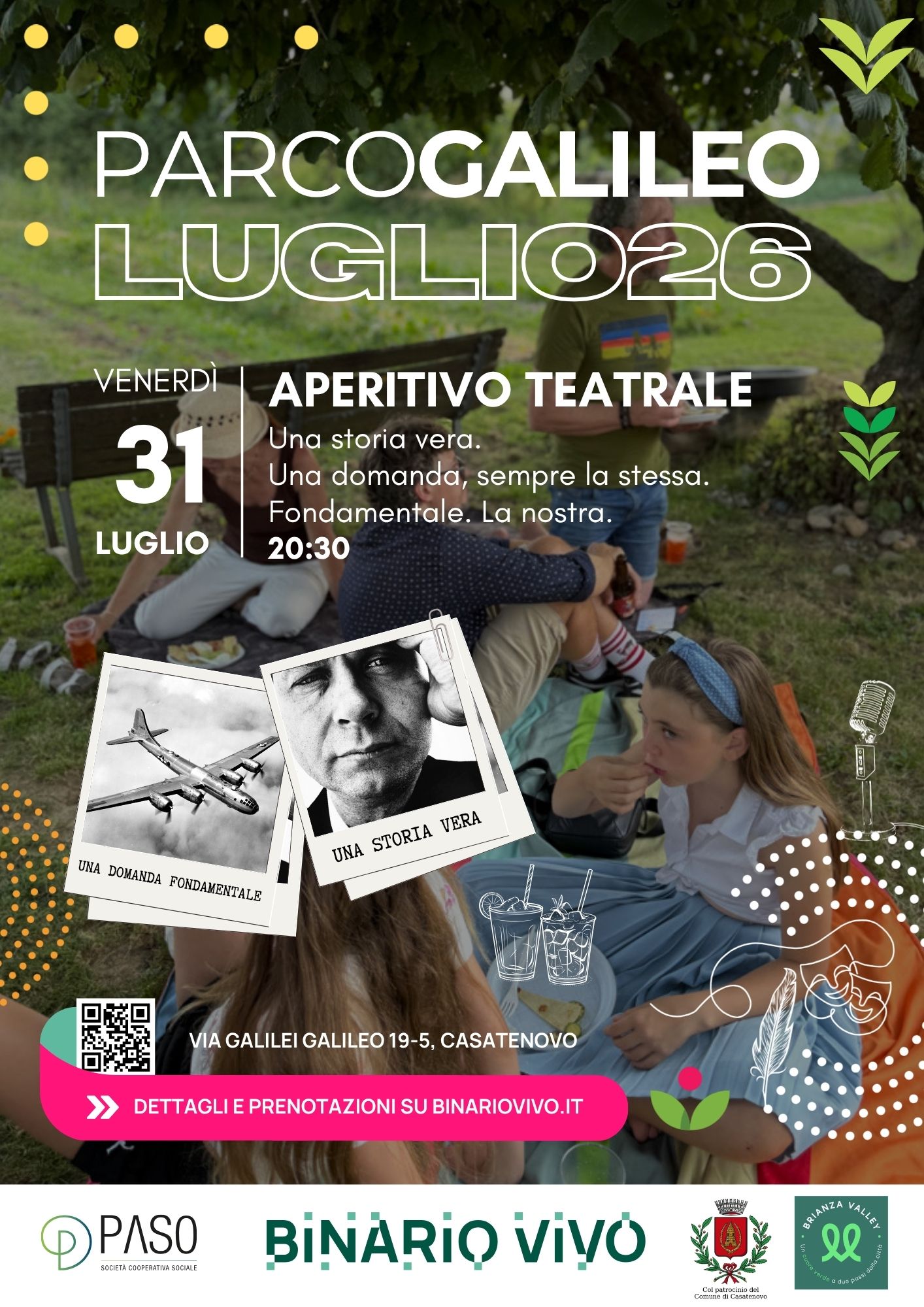 Aperitivo Teatrale 31-7 Paso