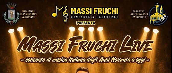 Massi Fruchi live nel Luglio sangiovannese