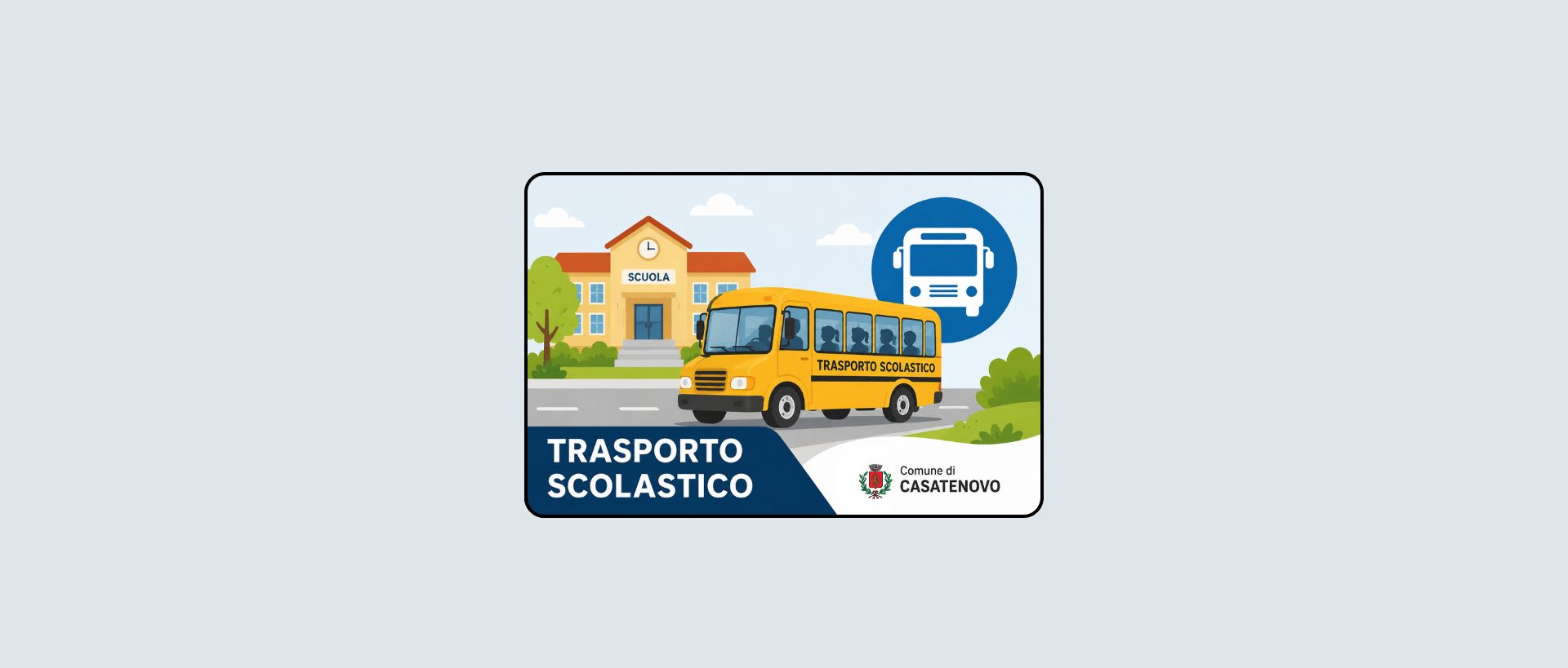 Modifica del Piano annuale dei percorsi del servizio di trasporto scolastico per l'anno scolastico 2026/2027