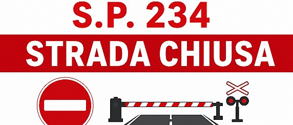 Chiusura della S.P. 234 Maleo-Codogno per il giorno 27/07/2026
