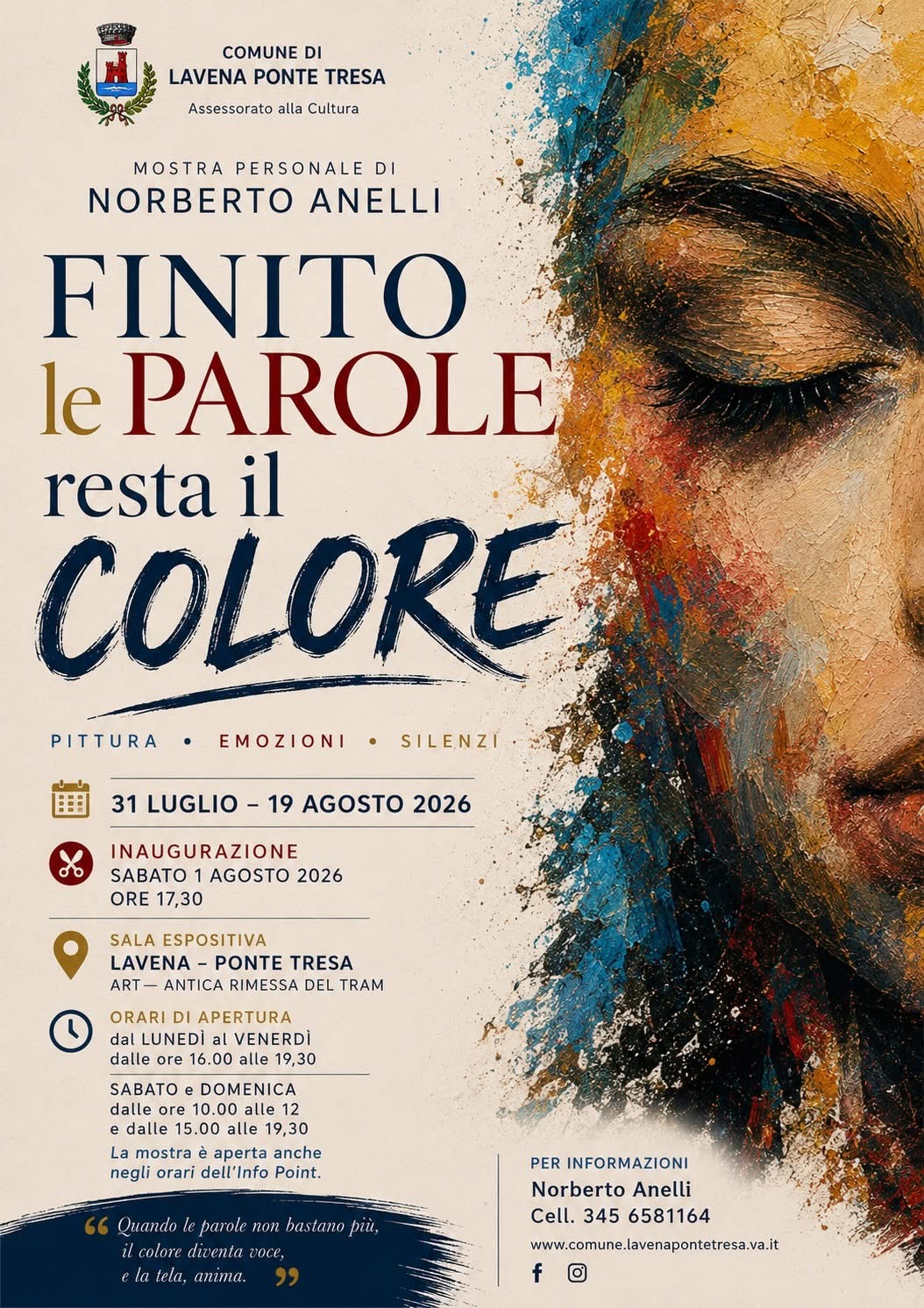 Finito le parole resta il colore