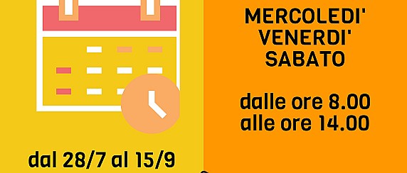 BIBLIOTECA - MODIFICA TEMPORANEA ORARIO DI APERTURA AL PUBBLICO