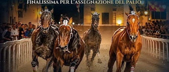 PALIO CORSE A VUOTO 2026  SAL A CONSILIARE 25 LUGLIO 2026  ORE 12.00 -  SORTEGGI PER ASSEGNAZIONE BOX E CAVALLI BATTERIE DI QUALIFICAZIONE