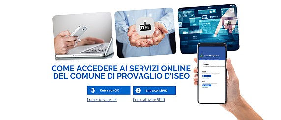 Accesso ai servizi comunali tramite SPID e CIE
