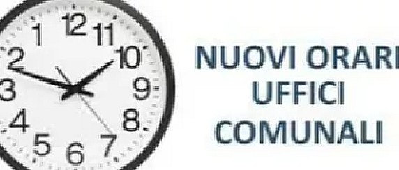 MODIFICAZIONE ORARI DI APERTURA