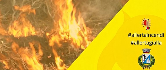 Rischio incendio, allerta codice giallo per giovedì 30 Luglio anche a Uta