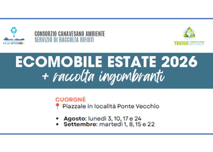 Avviso orari raccolta rifiuti e raccolta ingombranti