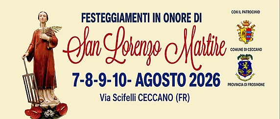 Festa di San Lorenzo Martire  - dal 7 al 10 ago. 2026