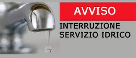 AVVISO  POSSIBILI DISSERVIZI IDRICI NELLA FRAZIONE DI TIRIA -  dovuto all' interruzione di energia elettrica con conseguente  fermo impianto potabilizzatore Sili’ Oristano.