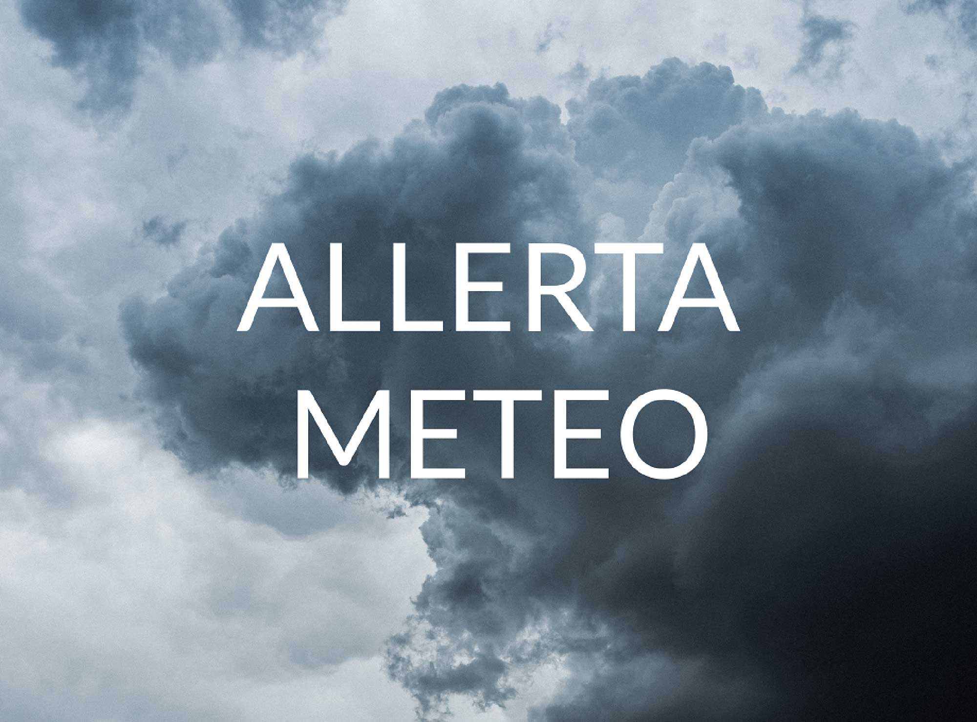 EMESSA ALLERTA DI PROTEZIONE CIVILE