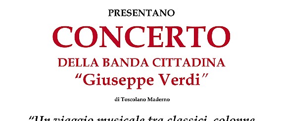 Concerto della Banda Cittadina "Giuseppe Verdi"