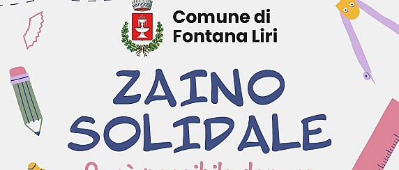 Iniziativa di solidarietà sociale "Zaino Solidale".