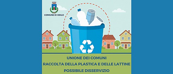 Unione dei Comuni, raccolta della plastica da imballaggio: possibile disservizio