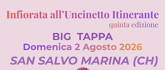 Infiorata all'Uncinetto Itinerante, big tappa a San Salvo Marina