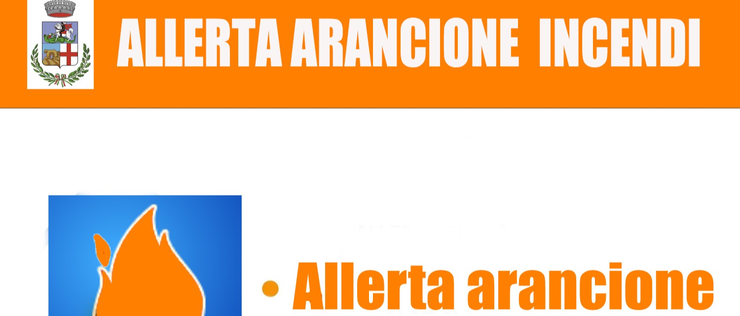 bollettino previsione pericolo incendio per lunedì 3 agosto - codice ARANCIONE