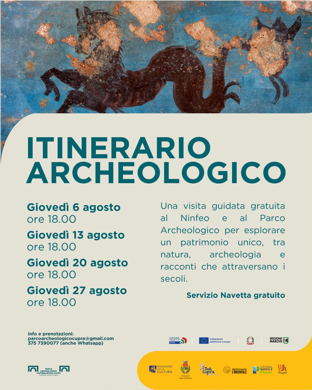 Itinerari Archeologici Agosto