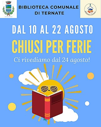 Chiusura estiva biblioteca