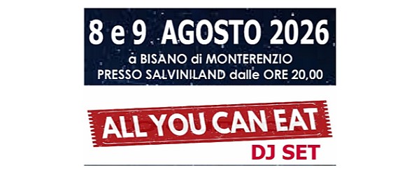 All you can eat e dj set a Bisano: due serate di gusto e musica