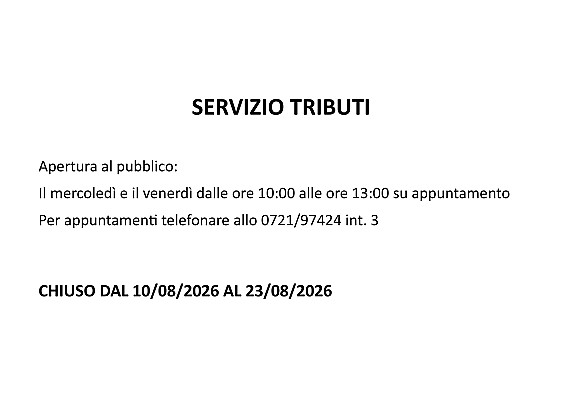 avviso apertura ufficio