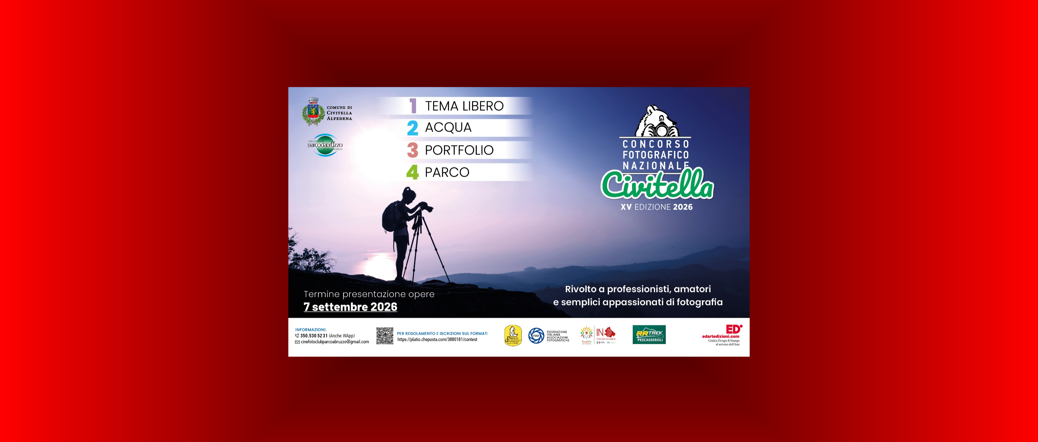 XV° Concorso Fotografico Nazionale "Civitella" 2026