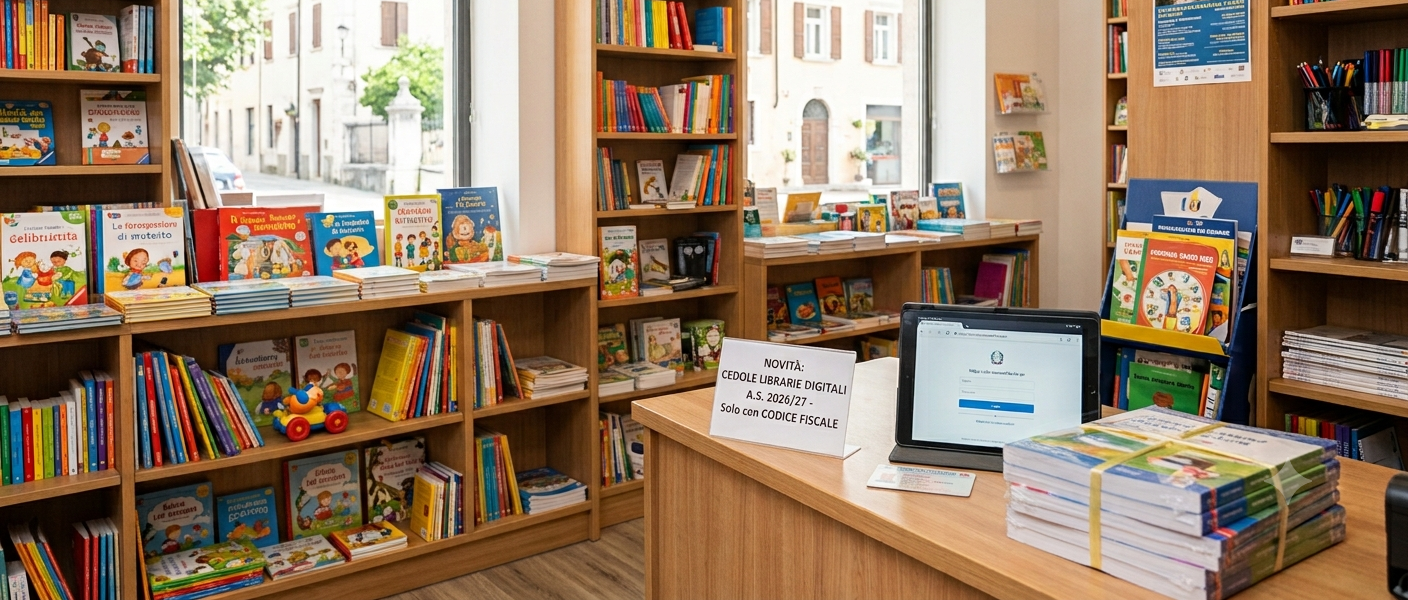 Scuola Primaria: al via le nuove Cedole librarie digitali per l’a.s. 2026/2027