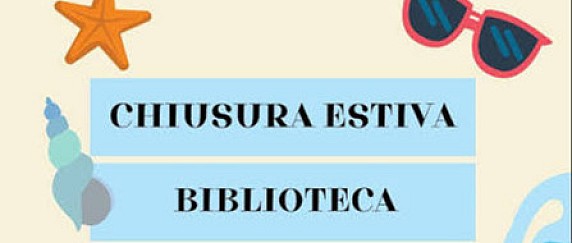 Avviso - chiusura estiva biblioteca comunale di Petriano
