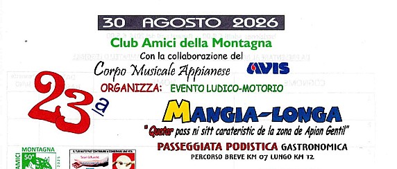 23ª MANGIA-LONGA ad Appiano Gentile!