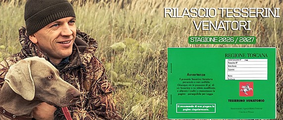 𝗥𝗜𝗟𝗔𝗦𝗖𝗜𝗢 𝗧𝗘𝗦𝗦𝗘𝗥𝗜𝗡𝗜 𝗩𝗘𝗡𝗔𝗧𝗢𝗥𝗜 - 𝗦𝗧𝗔𝗚𝗜𝗢𝗡𝗘 𝟮𝟬𝟮𝟲/𝟮𝟬𝟮𝟳