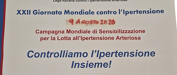 Controlliamo l'ipertensione insieme!