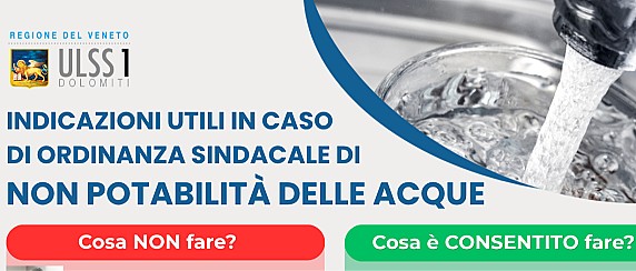 Non Potabilità Acqua Via Milano e Via Val Bieggia  - Aggiornamento del 10.08.2026